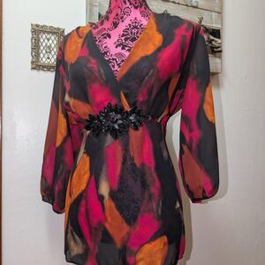 Tape-measure Women's multi Blouse